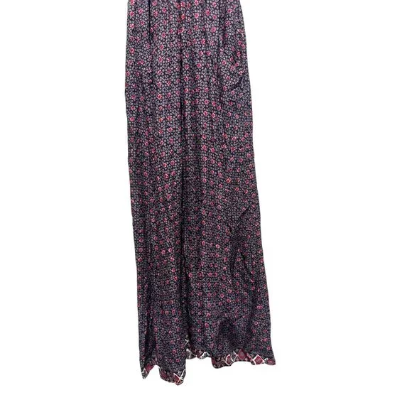 Natalie Martin Anthropologie Nico Wrap Maxi Dress Womens Medium Floral Draped - Picture 8 of 16